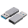 Przejściówka 4smarts Adapter  Passive USB-A 3.0 do USB-C srebrny 2szt.